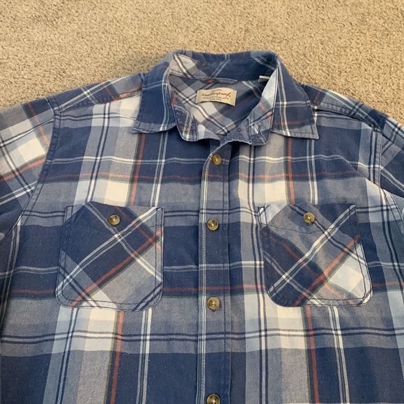 Blue Plaid Button-Down - Picture 2 of 5